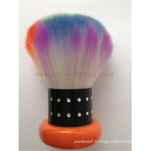 Nouveau style coloré haute qualité Kabuki visage brosse